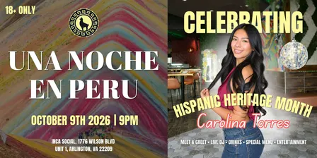 Una Noche en Peru at Inca Social x Carolina Torres