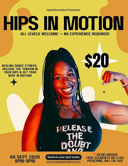 Hips in Motion - EAST SIDE October