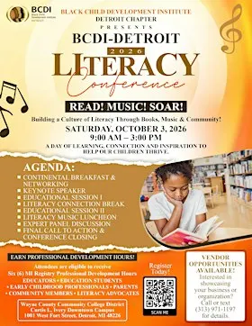 BCDI-Detroit -Read, Music, and Soar! Literacy Conference.