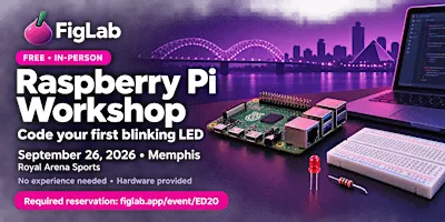 Free Raspberry Pi Workshop in Memphis: Code Your First LED