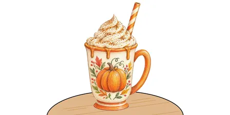 Pumpkin Spice Latte: Fall Drawing Class for Kids