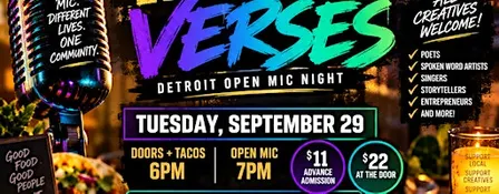 Tacos & Verses: Detroit Open Mic Night