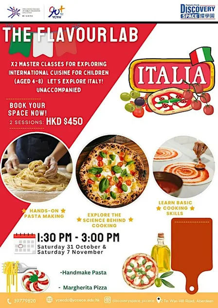 The Flavour Lab x2 Master Classes - International Cuisine for children