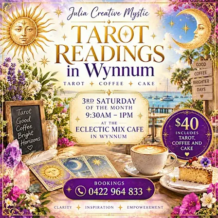 Tarot & Tea Cake in Wynnum