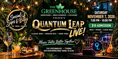 SSB Goes Big: Quantum Leap Live at The Greenhouse!