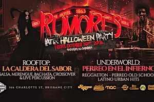 RUMORES LATIN HALLOWEEN PARTY