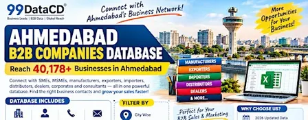 Download Verified 40178 Ahmedabad Companies List with Free Sample
