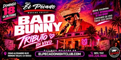 BAD BUNNY LIVE TRIBUTE EN VIVO NOCHE DE PECADO