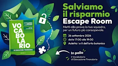 Salviamo il risparmio – Escape Room
