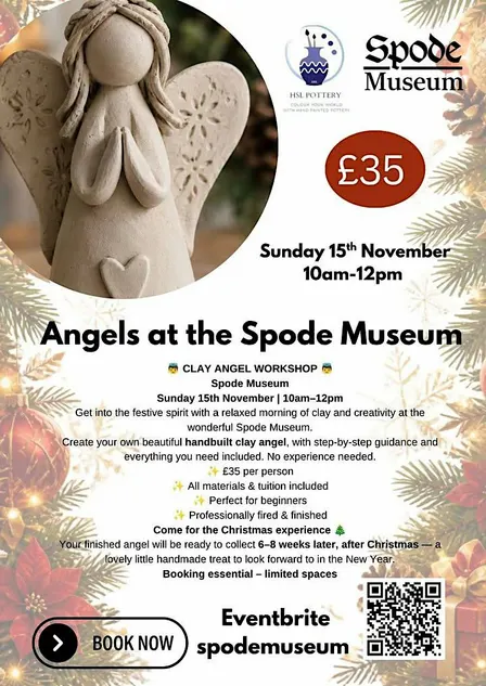 Angels making with Tea and Cake