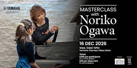 Noriko Ogawa – Piano Masterclass (Observer Ticket)