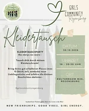 Kleidertauschparty - Girls Community Regensburg