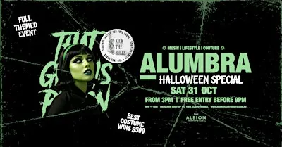 ALUMBRA SATURDAYS | 31.10.26 | HALLOWEEN 2026