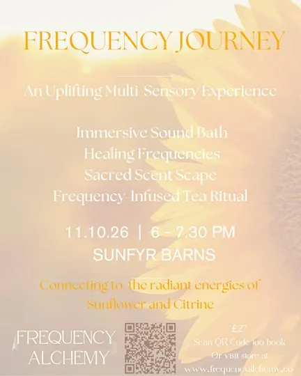 Frequency Journey with Sound Scent & Tea Ceremony