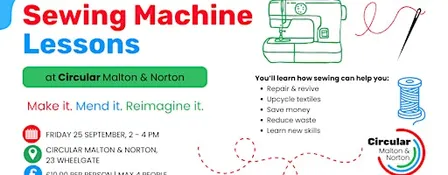 Sewing Machine Lesson