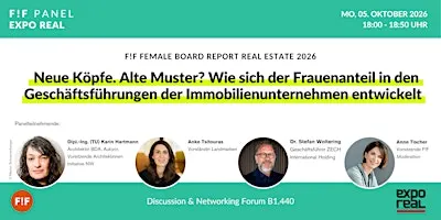 F!F Panel auf der Expo Real 2026