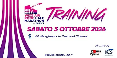 Sabato 3 Ottobre ultimo allenamento insieme a Villa Borghese!