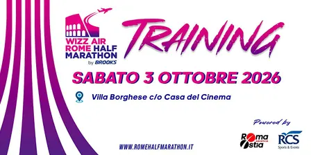 Sabato 3 Ottobre ultimo allenamento insieme a Villa Borghese!