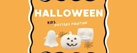 Kids Halloween Pottery Painting, The Boneyard
