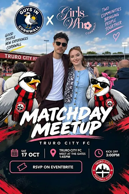 Truro City - Matchday MeetUp - Girls Who Cornwall - Collaboration