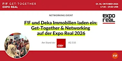F!F Get-Together & Networking auf der Expo Real 2026