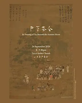 An Evening of Tea Beneath the Autumn Moon