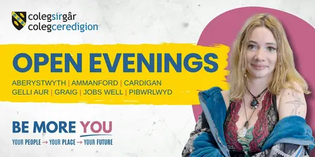Noson Agored  | Open Evenings Gelli Aur - Tach/Nov  2026
