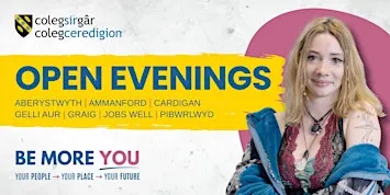Noson Agored Y Graig | Open Evening Graig - Tach /Nov 2026