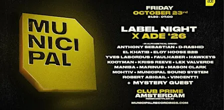 Municipal Label Night x ADE '26