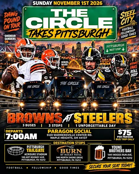 The Circle “Takes Pittsburgh Bus Trip” Sunday November 1st 2026