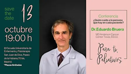 Conferencia con el Dr. Eduardo Bruera | Para ti, Paliativos