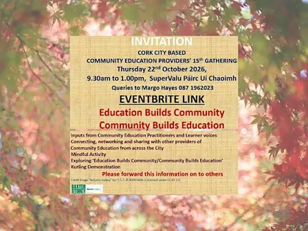 A Gathering of Cork City Community Education Providers