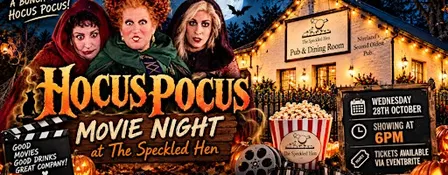 Halloween Cinema day at The Speckled Hen