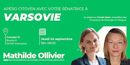 Apéro citoyen avec votre sénatrice !