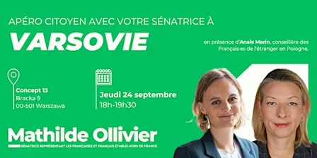 Apéro citoyen avec votre sénatrice !