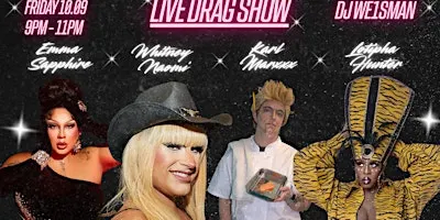 LIVE DRAG SHOW @ The Pizza Bar - Wyandotte