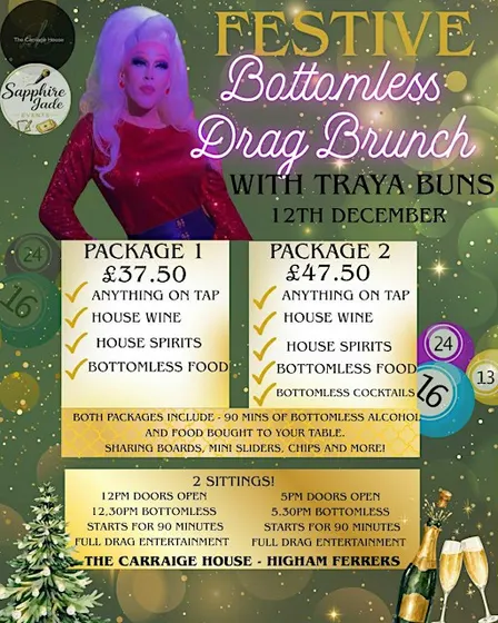 Festive Bottomless Drag Bingo