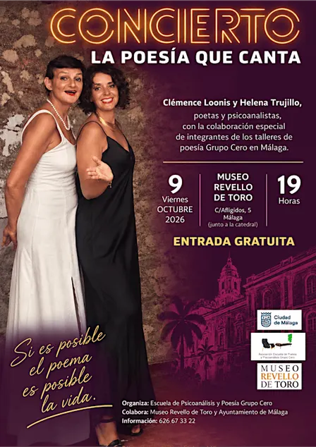 CONCIERTO: LA POESÍA QUE CANTA