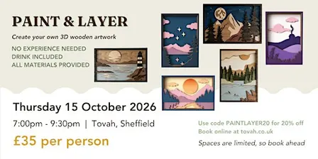 Paint & Layer Workshop | Create Your Own 3D Wooden Artwork