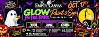 Glow in the dark Halloween paint party