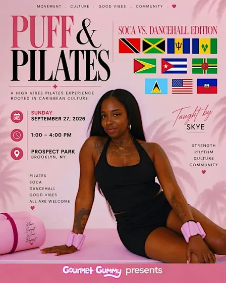 Puff & Pilates: Soca vs. Dancehall Edition