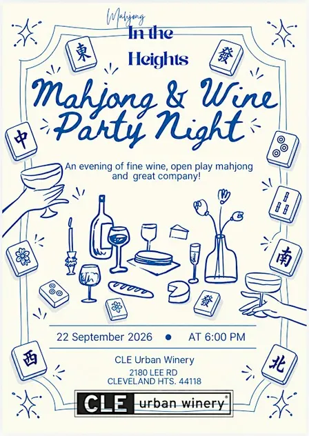 Mahjong & Wine Party Night!