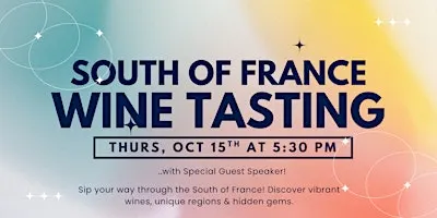 South of France Wine Tasting