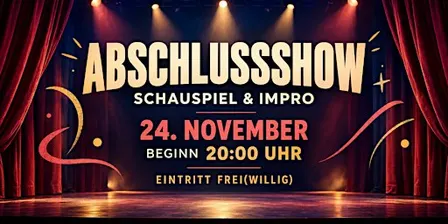 Abschlußshow des Schauspiel/Improkurses