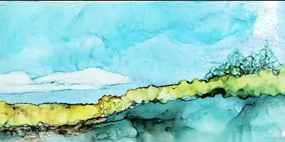 Abstract Landscapes in Alcohol Ink with Sabine Sousa
