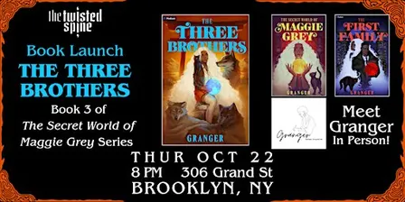 BOOK LAUNCH: THE THREE BROTHERS by Granger