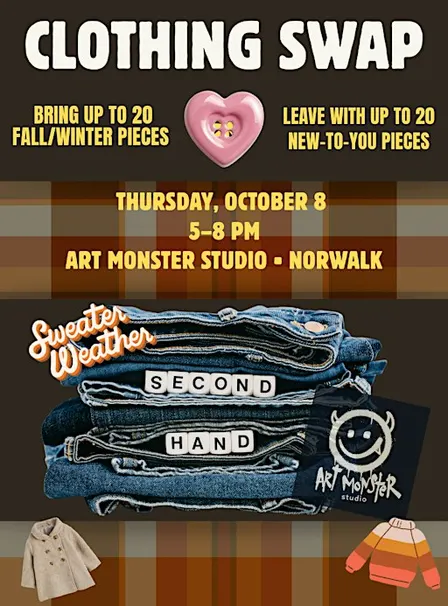 October Clothing Swap @ Art Monster in Norwalk
