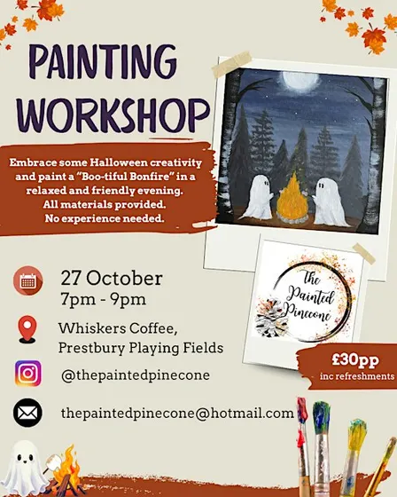 Painting workshop “Boo-tiful Bonfire”