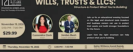Wills, Trusts & LLCs: Structure & Protect What You're Building