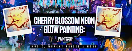 Neon Painting | Cherry Blossoms | BYOB